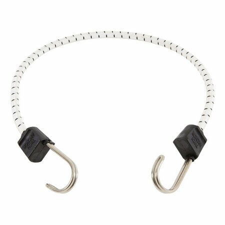 HOMEPAGE 24 in. Marine Twin Anchor Bungee Cord White & Black, 10PK HO2188406
